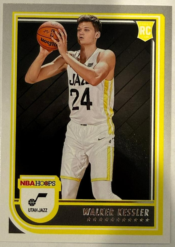 Walker Kessler #252 [Rookie] - 2022 Panini Hoops - UTAH JAZZ