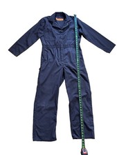 TVintage Made In USA 70s Navy Purple Mechanic Work Coveralls Size 40R Talon Zip