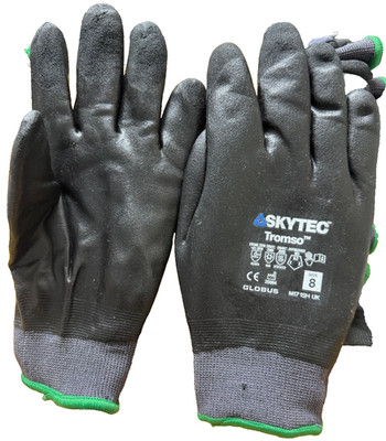 SKYTEC Tromso Thermoisolierte Touchscreen Arbeitshandschuhe mit Fleecefutter