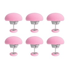 6Pcs Duvet Pin Duvet Clips, Cotton Quilt Cover Pin Clips with Fabric, Pink