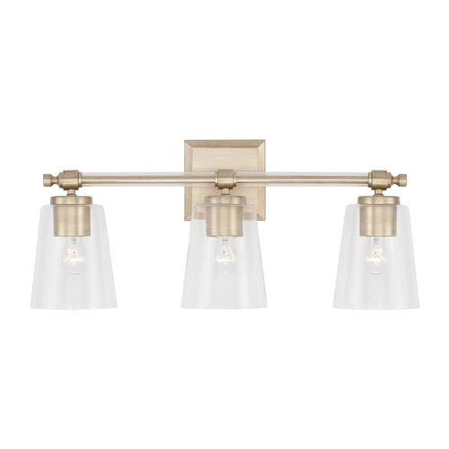 Capital Lighting Breigh 23" Three Lights - Gold, Champ, Gld Leaf 3-Light - Picture 4 of 4