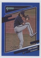 2021 Panini Donruss Holo Blue Josh Hader #134 8xa