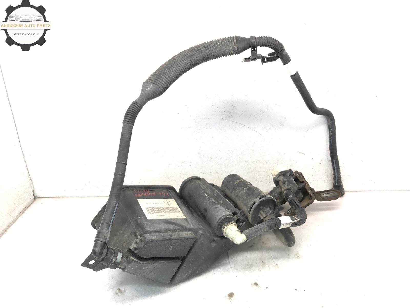 2017-2020 MASERATI LEVANTE FUEL VAPOR CHARCOAL CANISTER W/ LEAK PUMP OEM