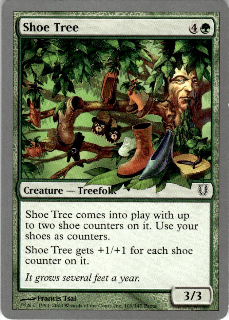 2004 Unhinged Magic The Gathering Shoe Tree 109/140 LP