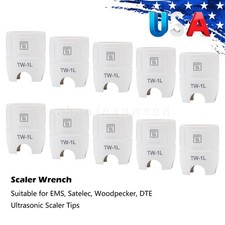 10 Dental Piezo Scaler Tips Torque Wrench Key for NSK EMS DTE SATELEC Woodpecker
