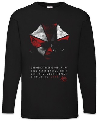 Wesker Umbrella Langarm T-Shirt Resident Corporation Corp Evil Logo Dead Zombie