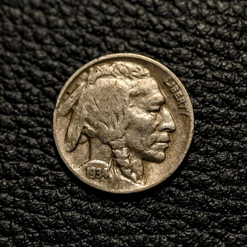 (ITM-7707) 1934-D Buffalo Nickel ~ Very Fine (VF) Condition ~ COMBINED SHIPPING!