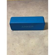Anker SoundCore 2 A3105 Bluetooth Speaker Blue Tested Works Great