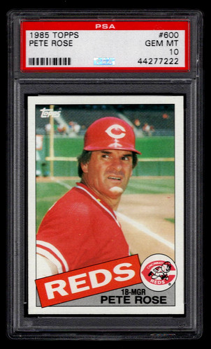 1985 Pete Rose #600