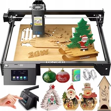 Longer RAY5 130W High Precision Laser Engraving and Cutting, 20W Laser Engraver