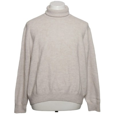 H&M, Rollkragenpullover, Größe: XXL, Beige, Acryl/Elasthan/Polyester/Wolle #kBB