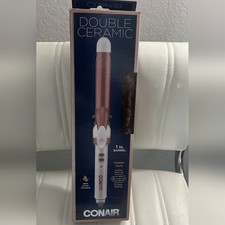 Conair Rose Gold Curling Iron 1" Double Ceramic Brand New
