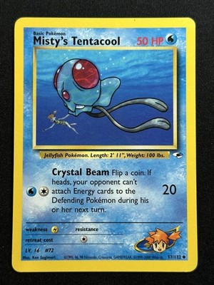 misty's tentacool pokemon card value Misty's Tentacool #72 Prices | Pokemon Japanese Leaders' Stadium