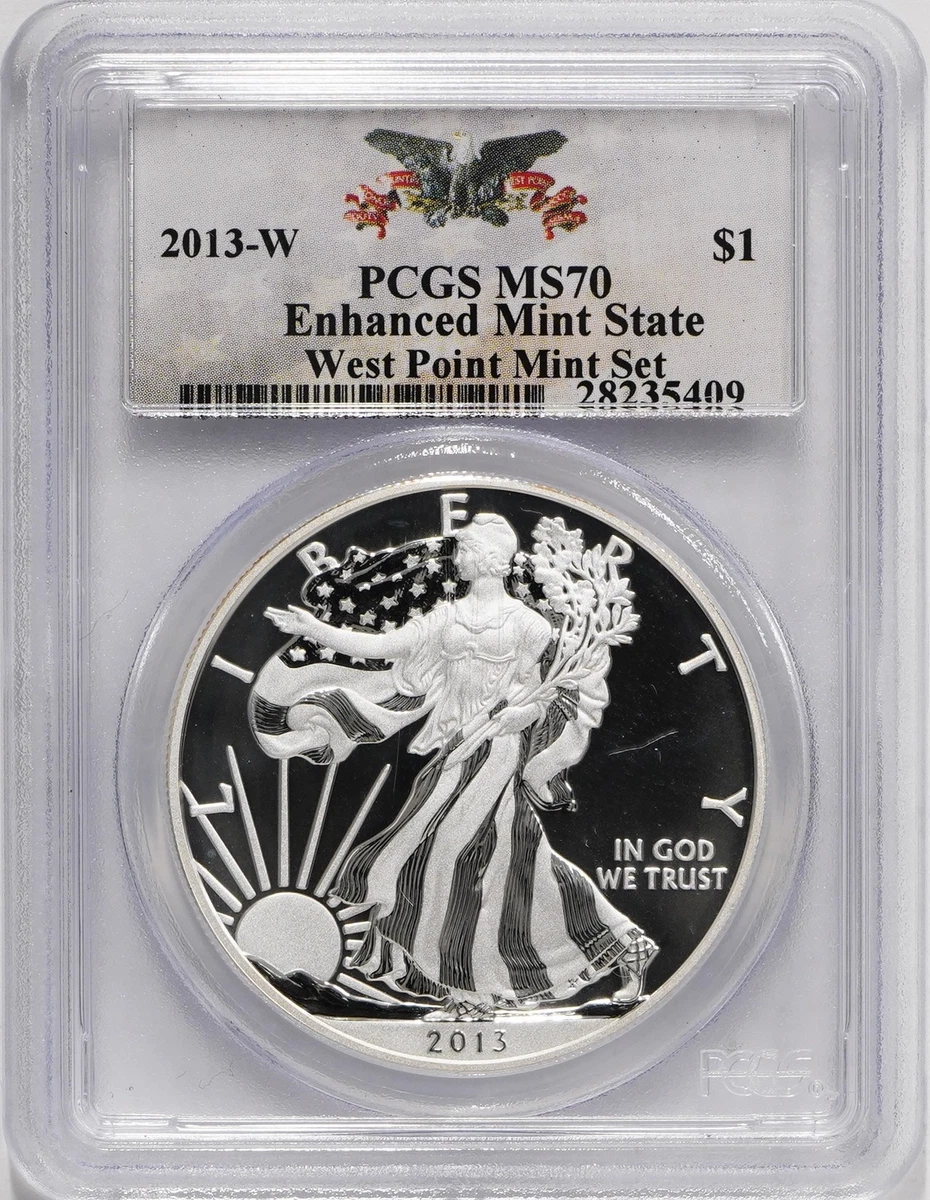 American Eagle MS 70 Graded 2013 Silver Bullion Coins for sale | eBay