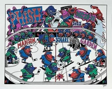 Phish Poster Jim Pollock NYE 2022 MSG Hockey