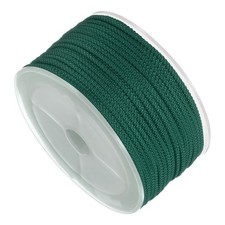 Corda intrecciata nylon 2 mm 16,4 iarde bordo corda per decorazione collana verde scuro