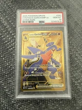 Pokemon 2025 Destined Rivals Cynthia's Garchomp EX Hyper Rare PSA 10