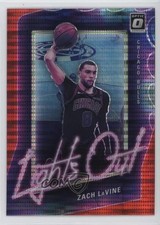 2020-21 Panini Donruss Optic Lights Out Red Pulsar Prizm Zach LaVine #13 1b4j