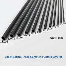 Black PVC Plastic Pipe Tube Garden Irrigation Drain water High quality L-500mm