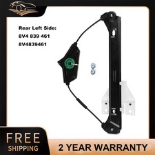 For 13-20 Audi A3 Window Regulator Mechanism Rear Left Passenger Side 8V4839461
