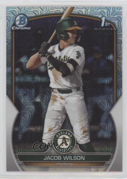 2023 Bowman Draft Chrome Japan Refractor Jacob Wilson #BDC-121 0q14