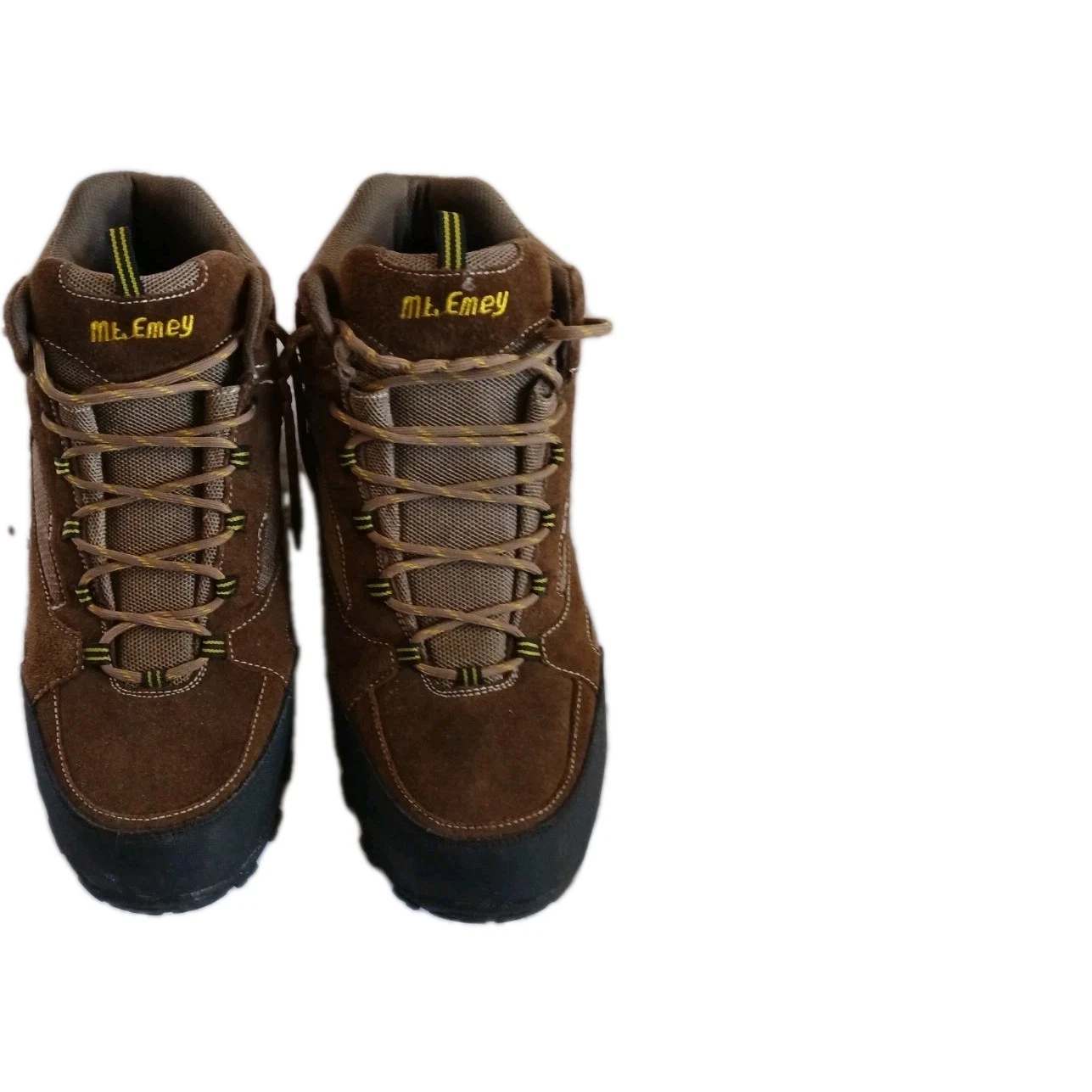 Mt. Emery Men’s Size 9 Width 4E Hiking Boots 9703-2L Color Brown/Blk/Yellow