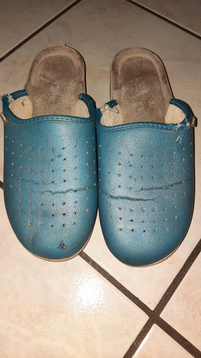 De Fonseca Pantofole Donna Peluche Con Platform - Azzurro Blu Taglia 37