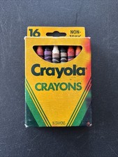 Vintage 1994 Crayola Box 16 Crayons