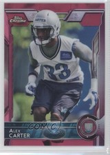 2015 Topps Chrome Rookies BCA Pink Refractor 69/399 Alex Carter #161 0n8