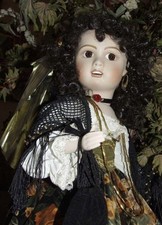 ANTIQUE REPRODUCTION DEPOSE TETE JUMEAU ANGELINA PATRICIA LOVELESS 22 in DOLL