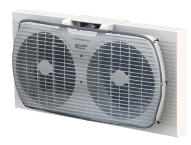 Comfort Zone Window Fan, White eBay