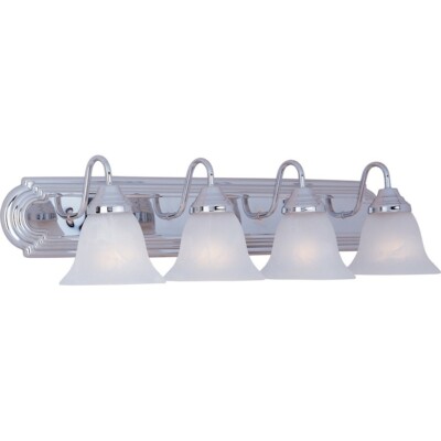 Maxim Essentials 4-Light Bath Vanity Polished Chrome - 8014MRPC