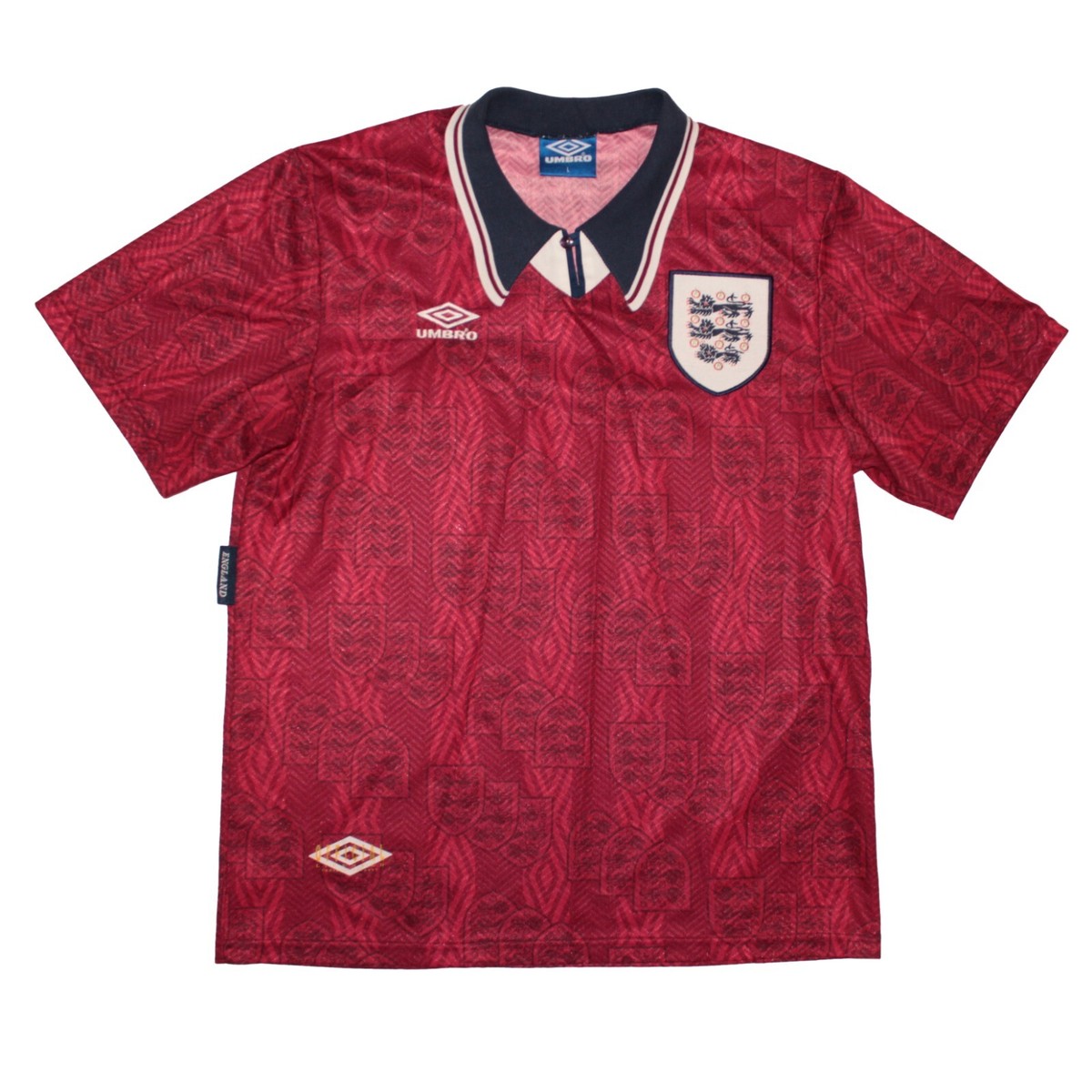 Vintage Umbro England National Team Soccer Kit Jersey size Large