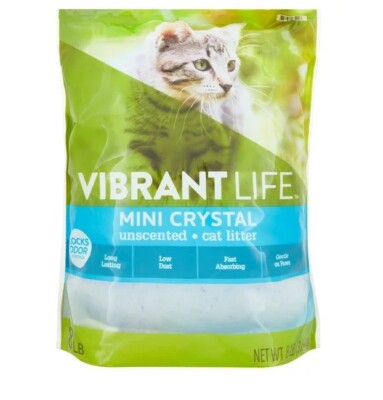 Vibrant Life Mini Crystal Unscented Cat Litter, lb