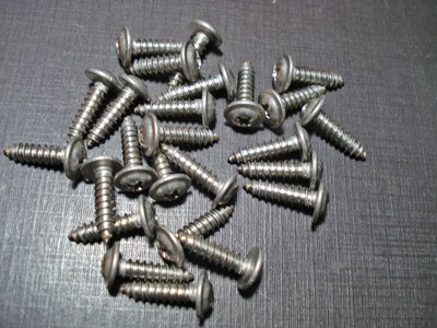 25pcs #8 x 5//8/" wheel well moulding glove box stainless washer head screws Mopar