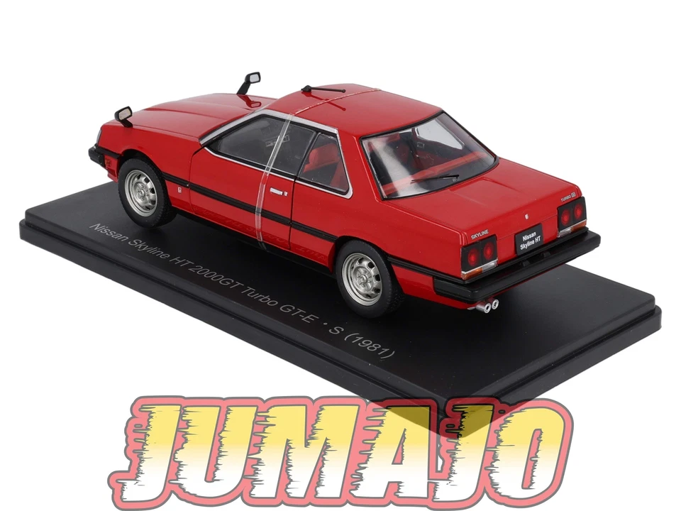 VQJ195 Voiture 1/24 Hachette Japon : NISSAN Skyline HT 2000GT Turbo GT-E 1981 - Photo 4/4