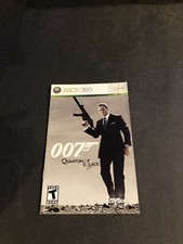 007 quantum of solace xbox 360 Manual Only