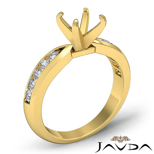 Round Channel Setting Wedding Band Diamond Anniversary Engagement Ring 0.31 Ctw - Picture 16 of 18