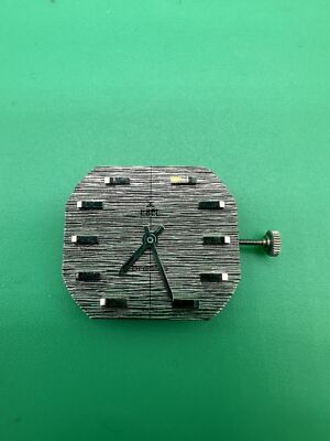 Ebel Brasilia Watch Dial With Movement Silver Tone/Works Perfect/Swiss ZMX 17J