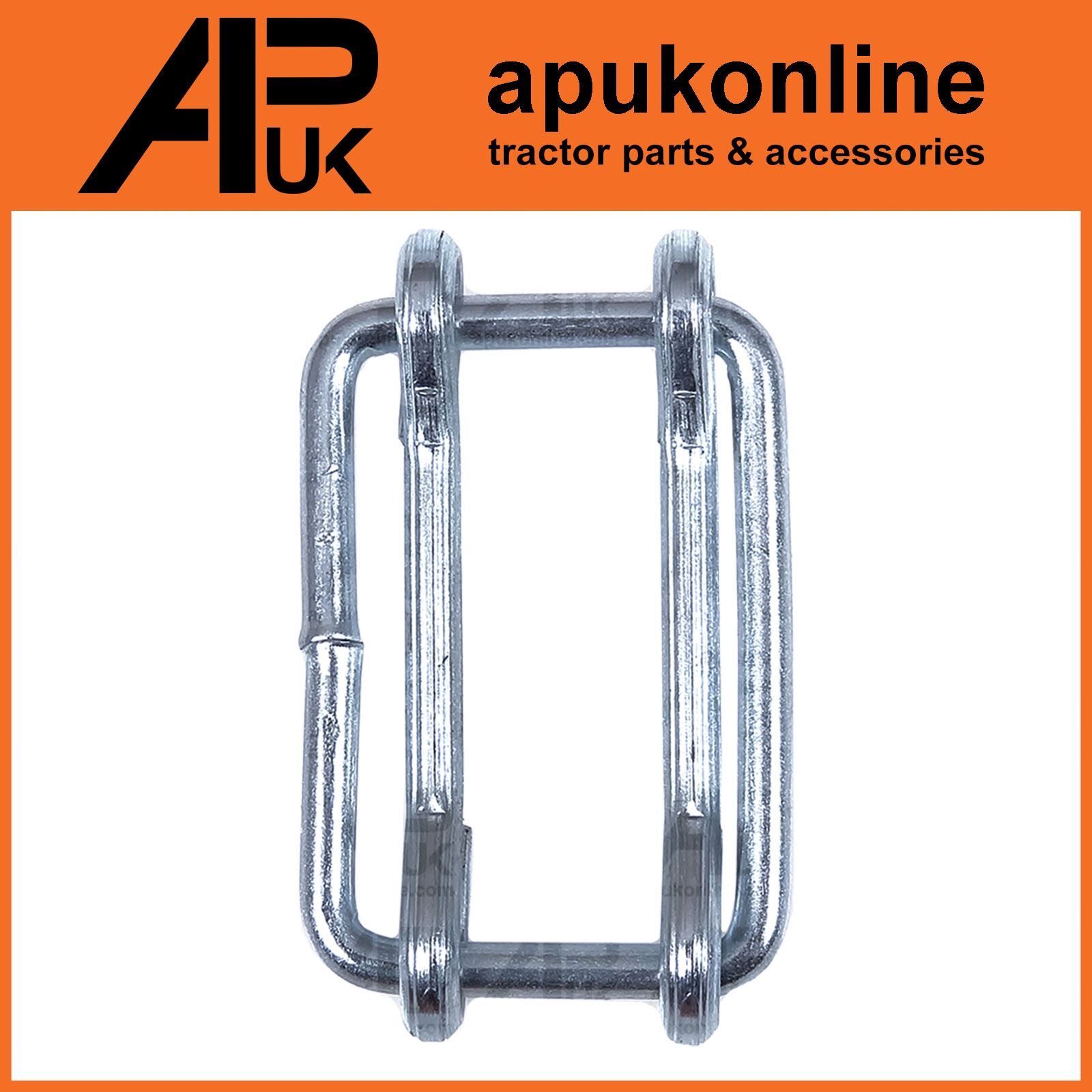 25 x Electric fence fencing 20mm Poly tape connector Joiners Metal