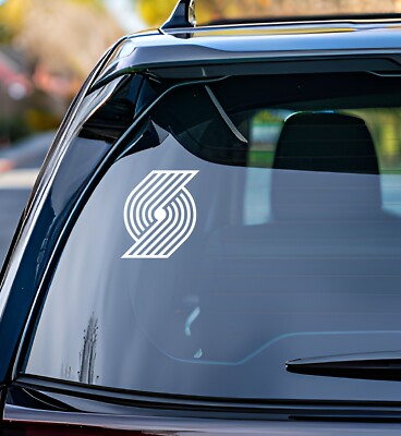 #ad Portland Trail Blazers Vinyl Decal Car Truck Vehicle Window Wall Sticker White 1 $3.99