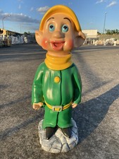 Statua Cucciolo Nano Nani Biancaneve Giardino Esterno Cemento Grande