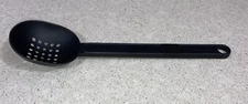 T-FAL Black Plastic Nylon Slotted Straining Scoop Spoon - 12.5 inch