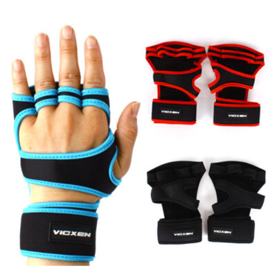 Trovis Neoprene Wrist Wrap Gloves / Gym Weight Fitness Training Grip Pads