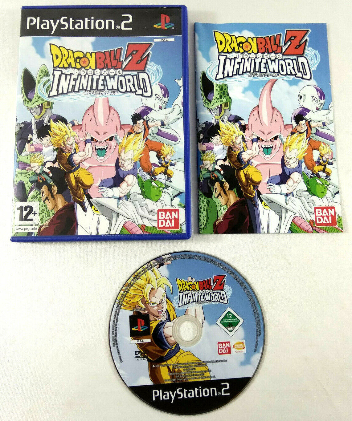 Dragon Ball Z PAL Budokai Tenkaichi 1 2 3 Infinite PlayStation 2 3