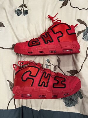 NIKE AIR MORE UPTEMPO CHI CHICAGO QS UNIVERSITY RED AJ3138-600