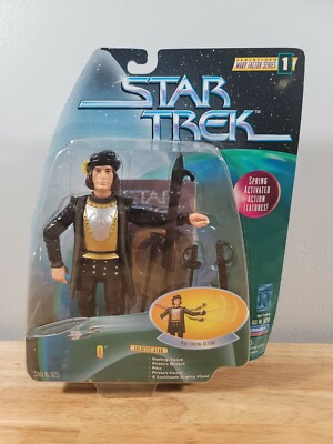 Star Trek Warp Factor Series Q Real Fencing Action Figure Playmates 1997