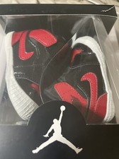 Nike Air Jordan 1 Patent Bred Size 2C AT3745-063 Crib Bootie