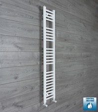 1400 mm High 200 mm Wide Flat White Heated Towel Rail Radiator Bathroom Kitchen