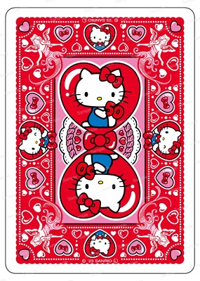 Bicycle Sanrio Hello Kitty 50th Anniversary Playing Cards / Trump